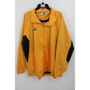 PUMA KING WINDBREAKER 623690 GOLD BLACK MENS SIZE XXL NWT